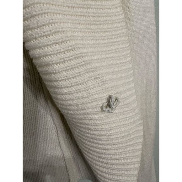 White House Black Market Cropped Open-Front Knit Cardigan – Women’s Medium - Picture 3 of 4